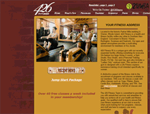 Tablet Screenshot of 426fitness.com